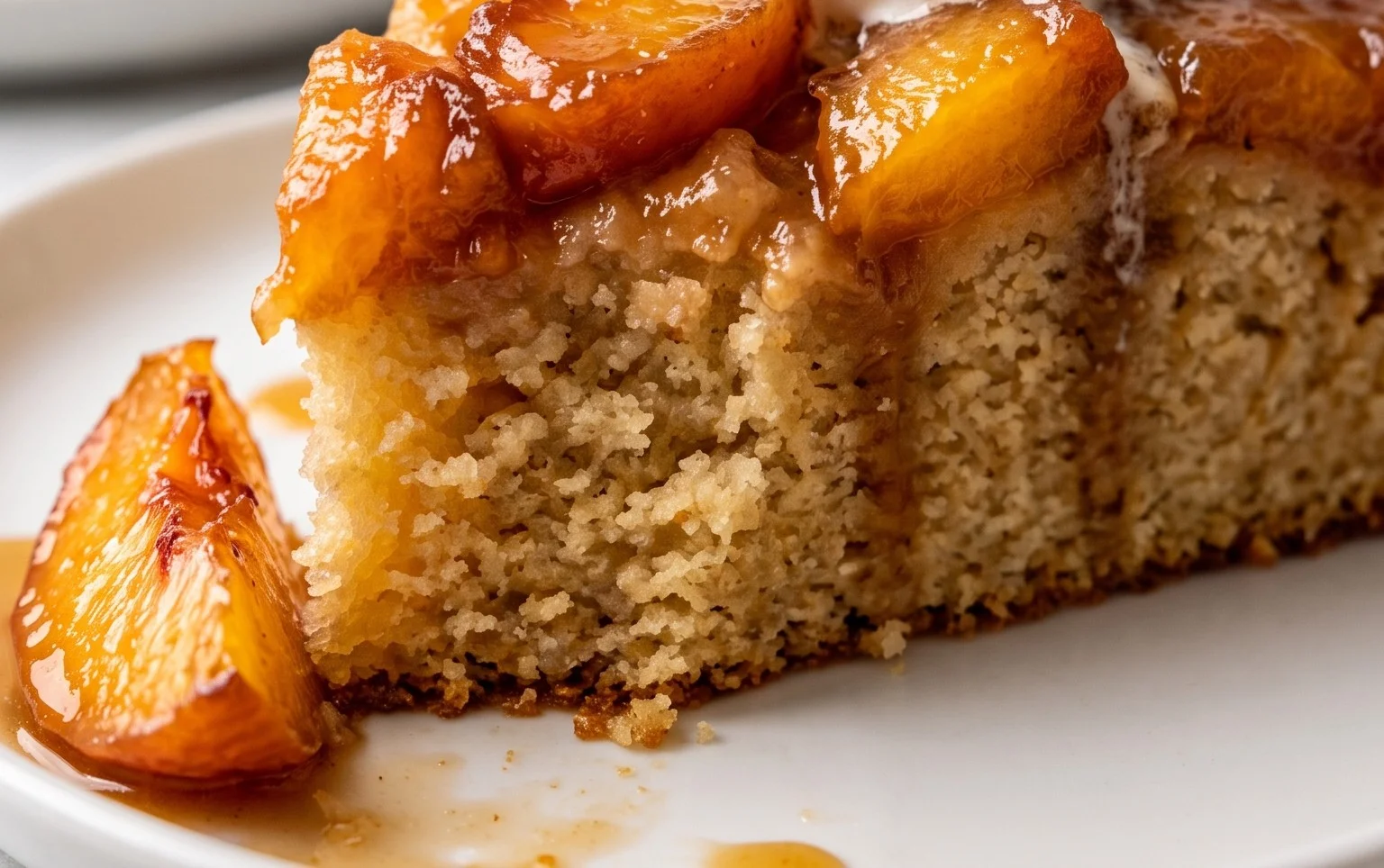Brown Sugar Peach Cake