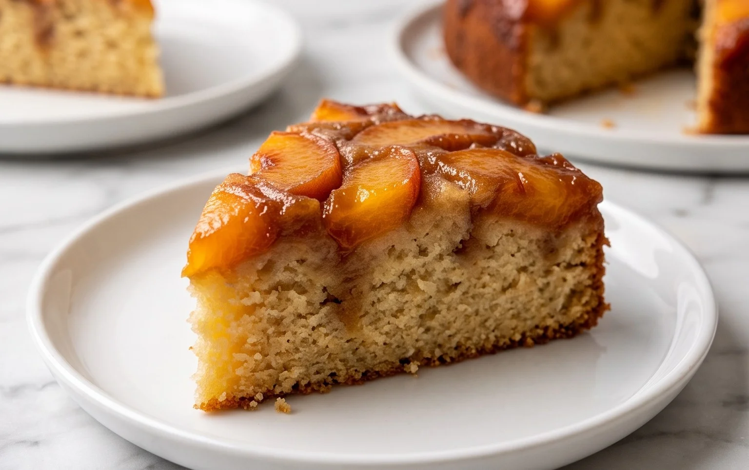 Brown Sugar Peach Cake Moist & Delicious Recipe