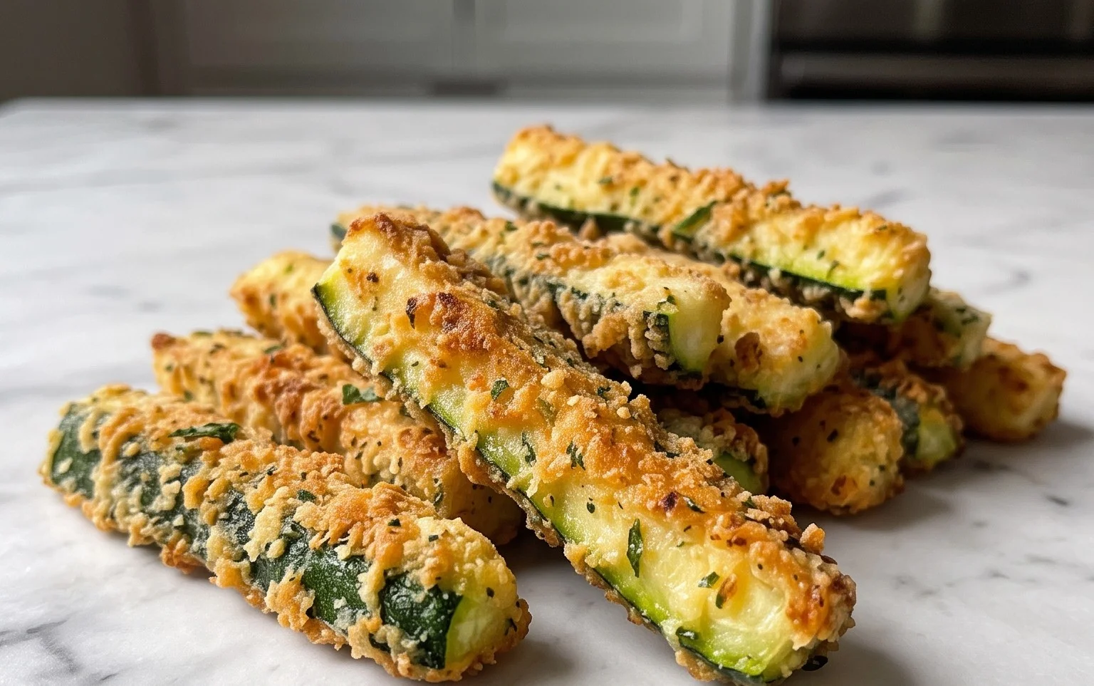 Crispy Parmesan Zucchini Fries Healthy Recipe