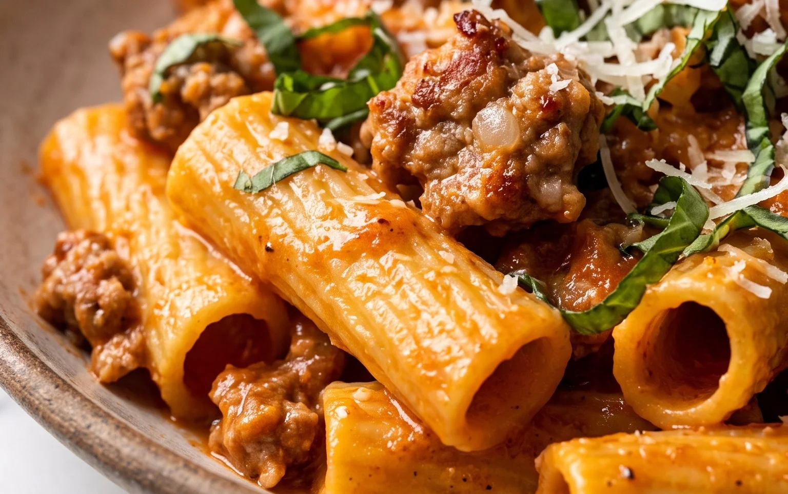 Creamy Sausage Rigatoni (One-Pan, 30-Minute Meal)