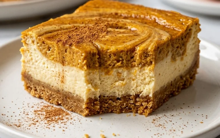 Pumpkin Cheesecake Bars