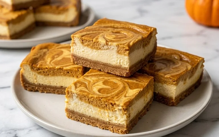 Easy Pumpkin Cheesecake Bars – Cozy Fall Treat