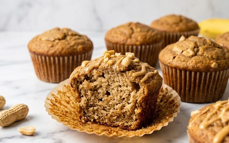 Healthy Peanut Butter Banana Muffins – Guilt-Free Treat