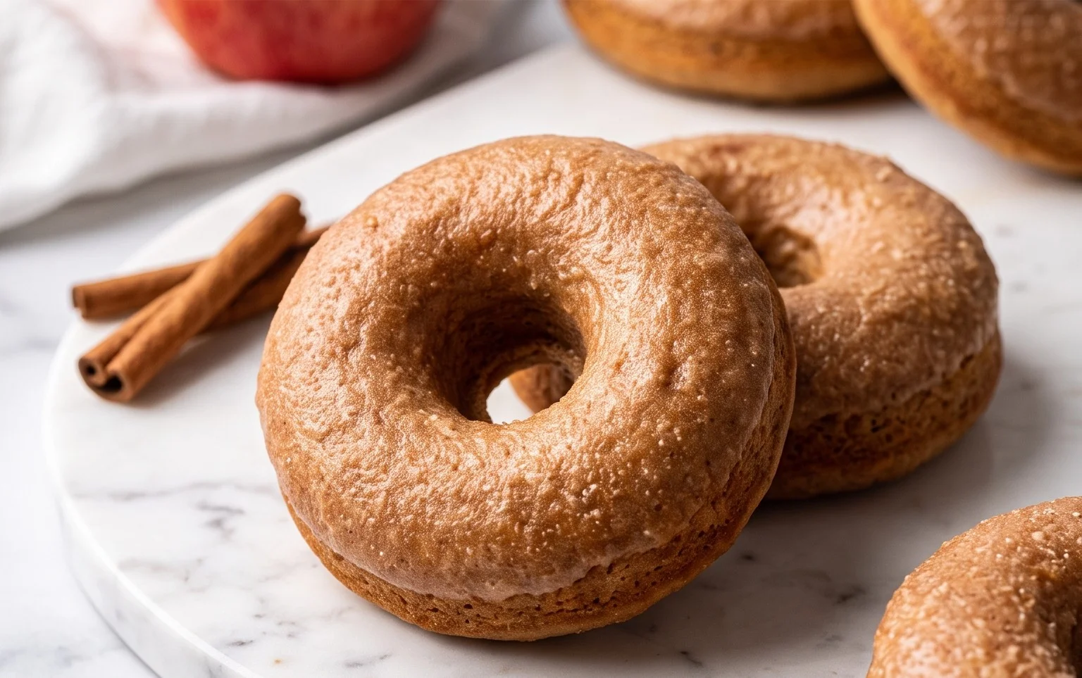 Apple Cider Sourdough Doughnuts Tangy & Spiced