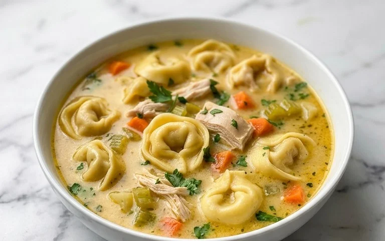 Easy Chicken Tortellini Soup – Hearty & Comforting