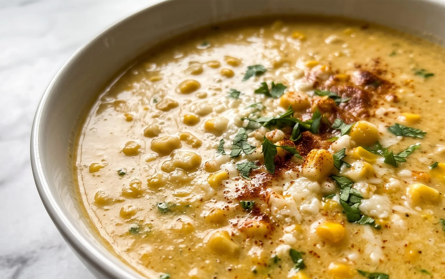 Easy Slow Cooker Mexican Street Corn Soup Recipe