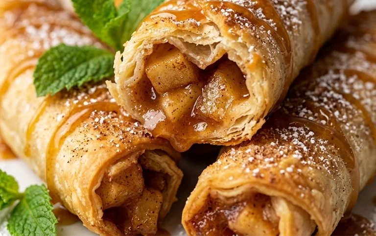 Air Fryer Apple Pie Taquitos