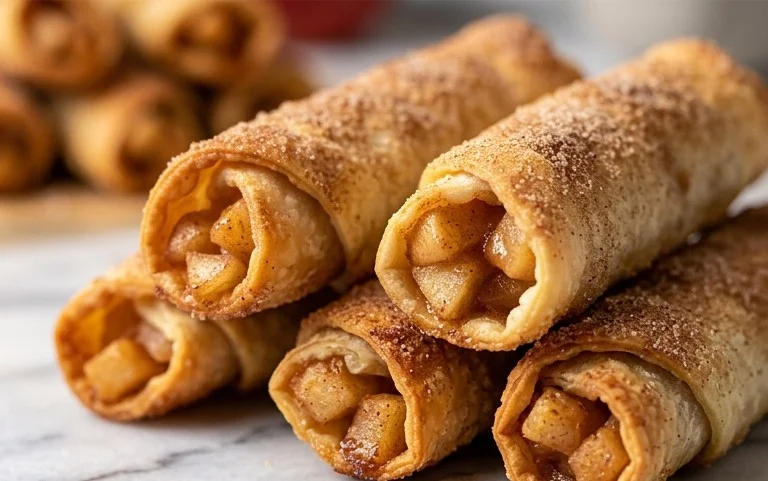 Easy Air Fryer Apple Pie Taquitos Recipe