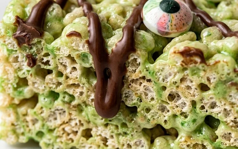 Big Frankenstein Rice Krispie Treat