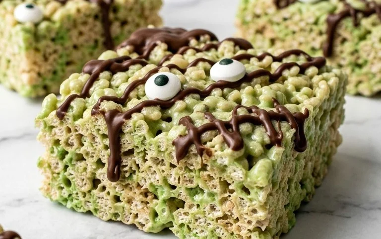Big Frankenstein Rice Krispie Treat Recipe