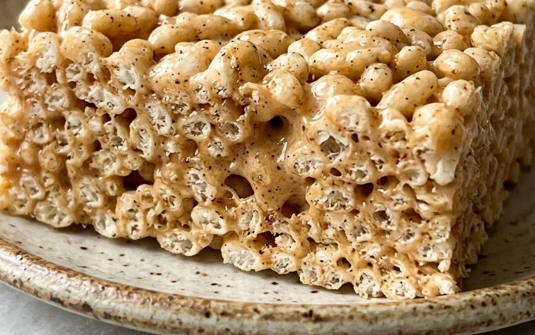 Chai Spiced Rice Krispies Treats