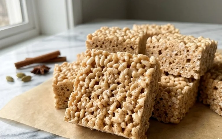 Chai Spiced Rice Krispies Treats Recipe