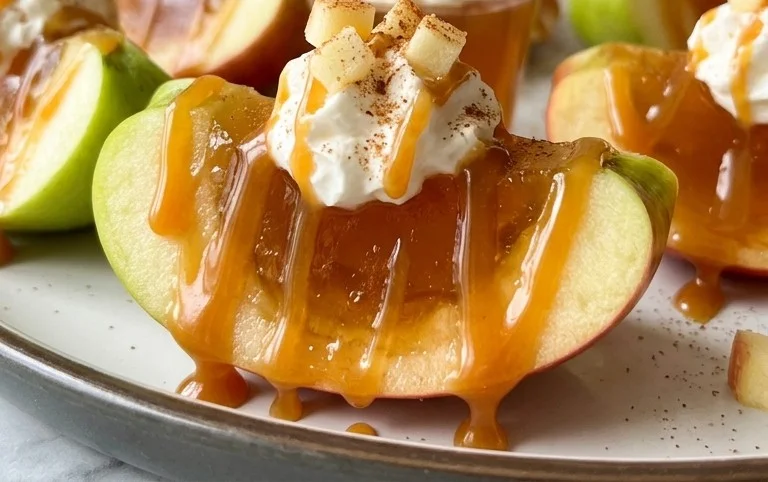 Caramel Apple Jello Shots