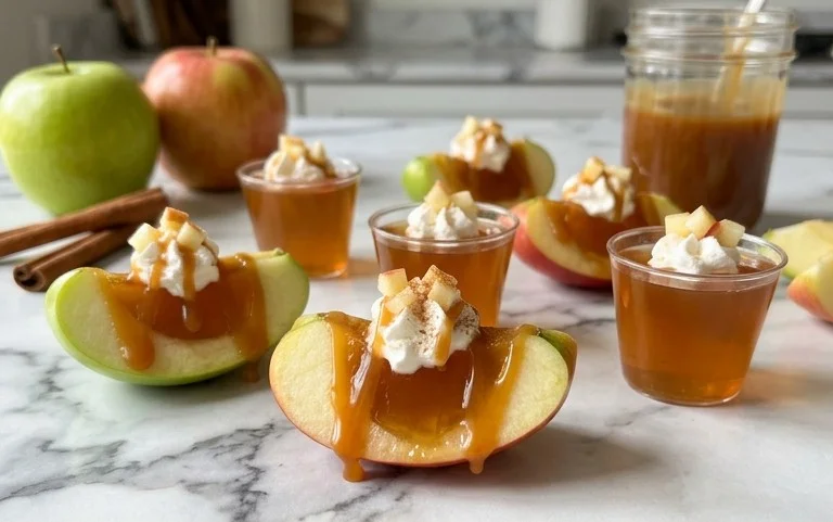 Easy Caramel Apple Jello Shots Recipe